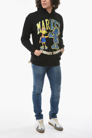 Maxi Front Printed Hoodie