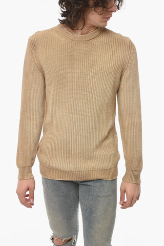 Cotton Crew-neck Sweater