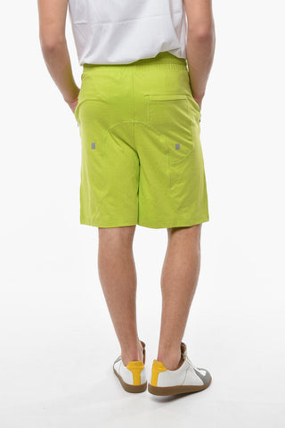 SAMUEL ROSS Shorts a Tinta Unita con Dettagli Riflettenti