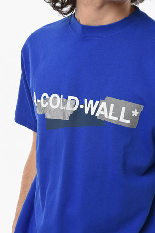 SAMUEL ROSS Logo Embossed Crew-Neck T-shirt