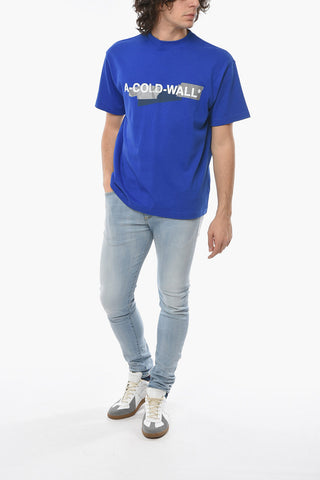 SAMUEL ROSS Logo Embossed Crew-Neck T-shirt