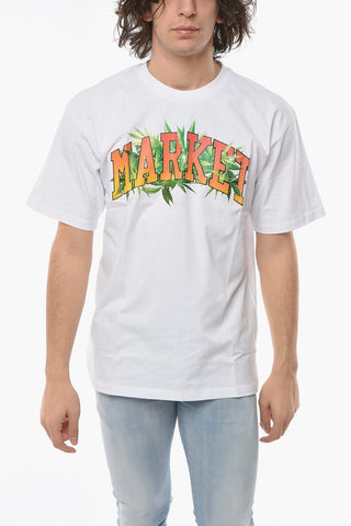 Front Printed Crew-neck HERBAL REMEDY T-Shirt