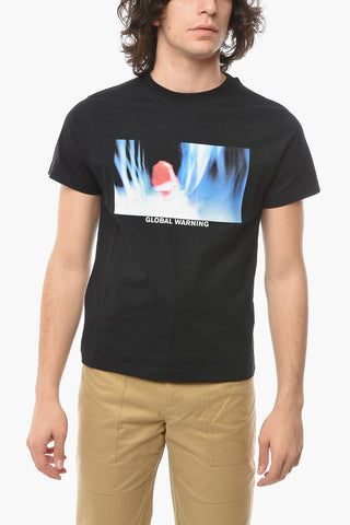 Global Warning Printed Crew-Neck T-shirt