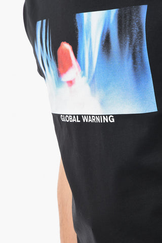 Global Warning Printed Crew-Neck T-shirt