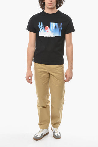 Global Warning Printed Crew-Neck T-shirt