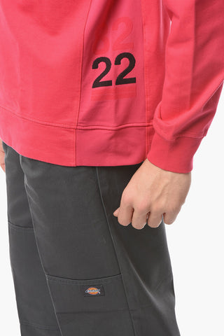 Logo Embroidered Crew-neck Sweatshirt