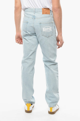 Light Washed Regular Fit Jeans 20cm