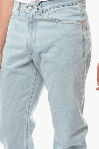 Light Washed Regular Fit Jeans 20cm