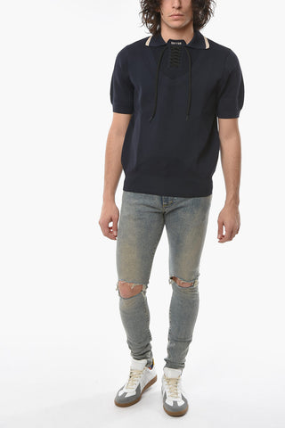 Maglia a Manica Corta con Collo a Polo