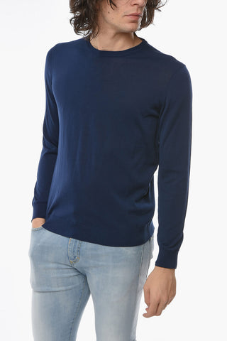 Lightweight Cotton Crew-Neck Sweater