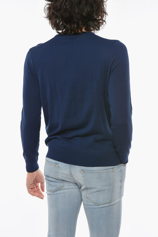 Lightweight Cotton Crew-Neck Sweater