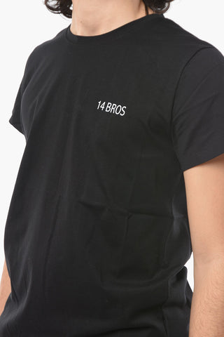 T-shirt Girocollo con Maxi Stampa sul Retro