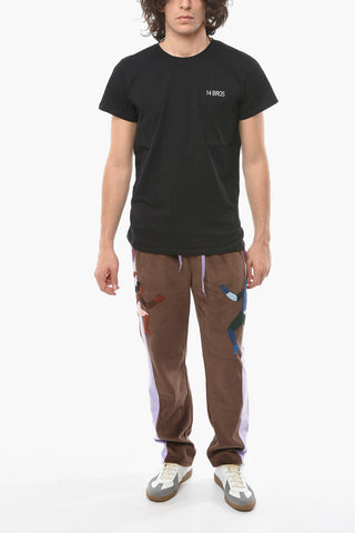 T-shirt Girocollo con Maxi Stampa sul Retro
