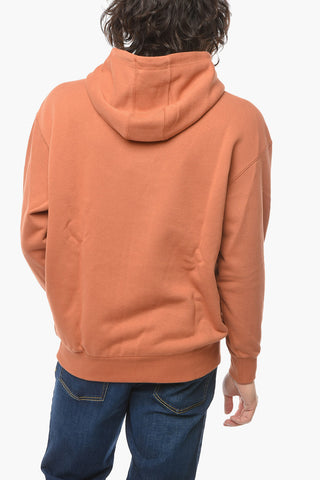 BUTTER GOODS Felpa in Cotone Garzato con Cappuccio