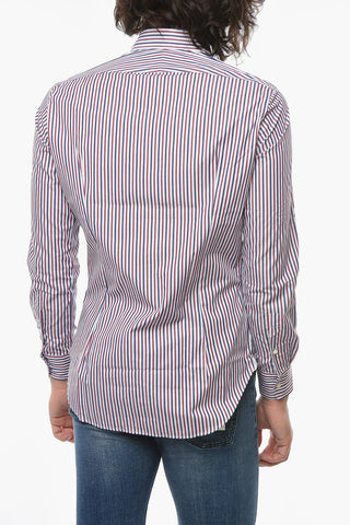 Awning Striped Spread Collar LEO CUSTOM Shirt