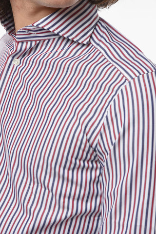 Awning Striped Spread Collar LEO CUSTOM Shirt