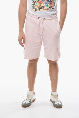 Drawstring Waist Cotton Cargo Shorts