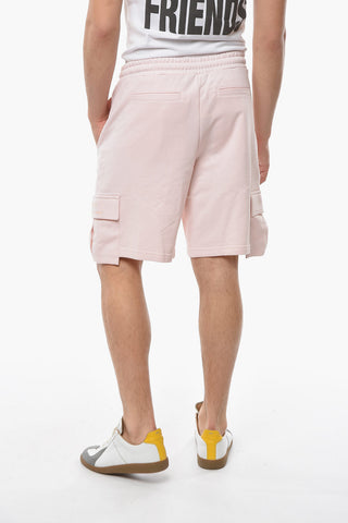 Drawstring Waist Cotton Cargo Shorts