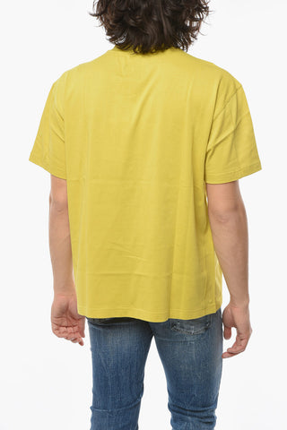 SAMUEL ROSS T-shirt Girocollo con Logo in Rilievo