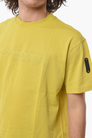 SAMUEL ROSS T-shirt Girocollo con Logo in Rilievo