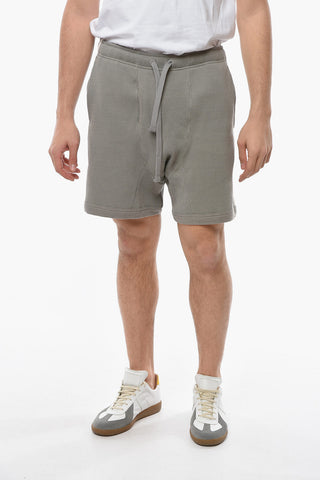 Cotton Blend WAFFLE Shorts with Iconic Side Stripes