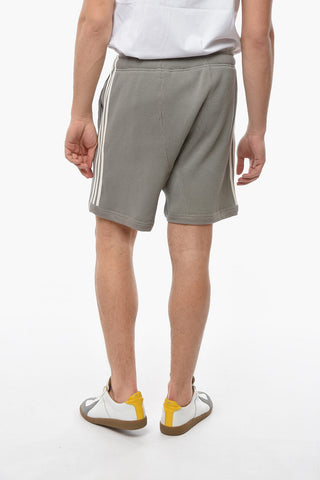 Cotton Blend WAFFLE Shorts with Iconic Side Stripes