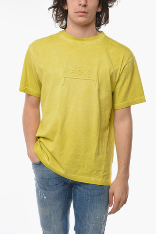 SAMUEL ROSS Logo Embossed Organic Cotton T-Shirt