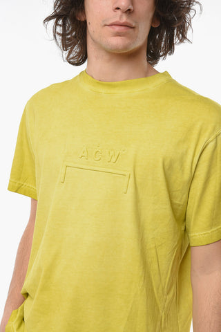 SAMUEL ROSS Logo Embossed Organic Cotton T-Shirt