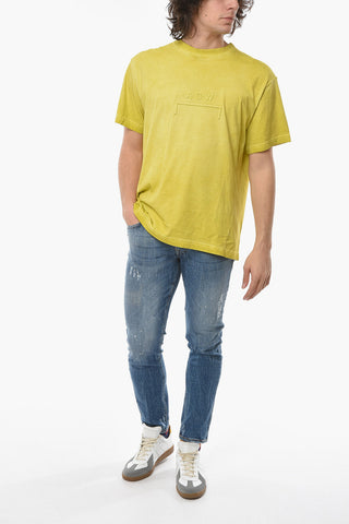 SAMUEL ROSS Logo Embossed Organic Cotton T-Shirt