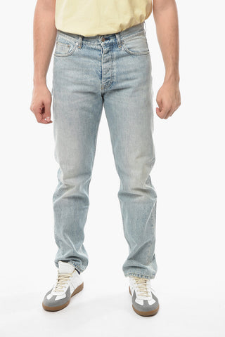 Light Washed Regular Fit Jeans 21cm