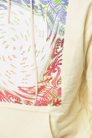 Felpa Hoodie con Stampa Bandana