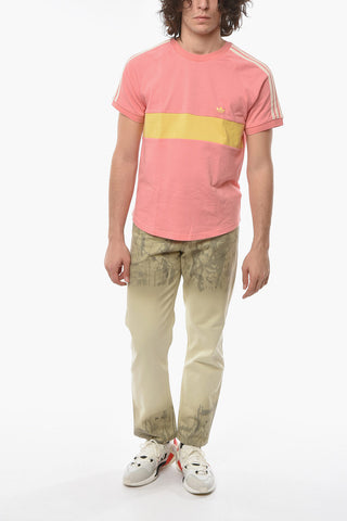 WALES BONNER Contrasting Bands Crew-neck T-Shirt
