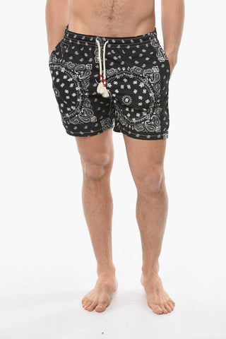 Paisley Motif JUMBO Swim Shorts