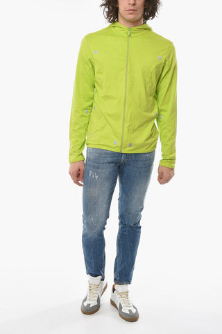 SAMUEL ROSS Reflective Details Tech Fabric Sweatshirt