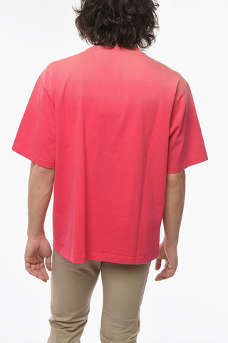 T-shirt Girocollo TANKS in Cotone con Ricamo