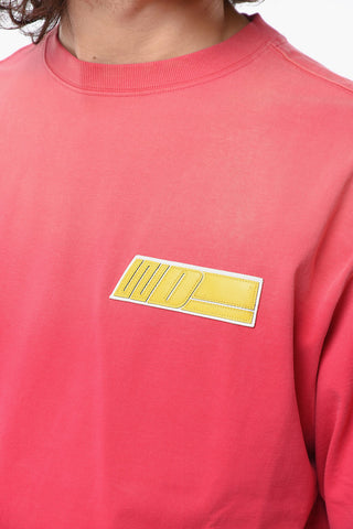 T-shirt Girocollo TANKS in Cotone con Ricamo