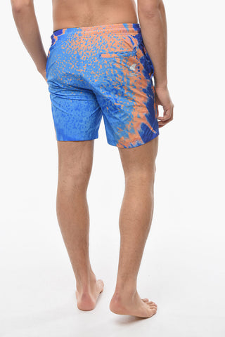 Acid Wash Effect Swim shorts