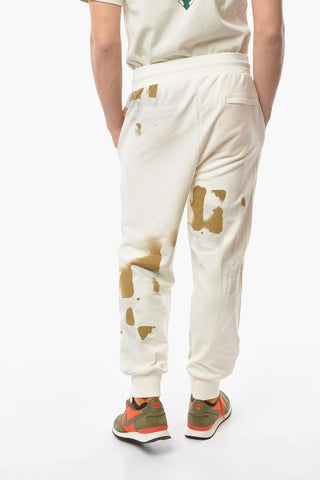 SAMUEL ROSS Joggers in Cotone con Pennellata Laterale