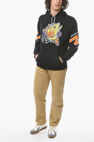 Contrasting Printed HOOPS KERVIN Hoodie