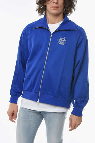 RHUJI RUDOLF DASSLER Felpa con Logo Ricamato e Chiusura Zip