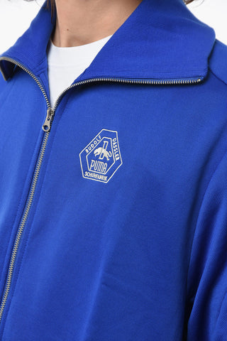 RHUJI RUDOLF DASSLER Felpa con Logo Ricamato e Chiusura Zip