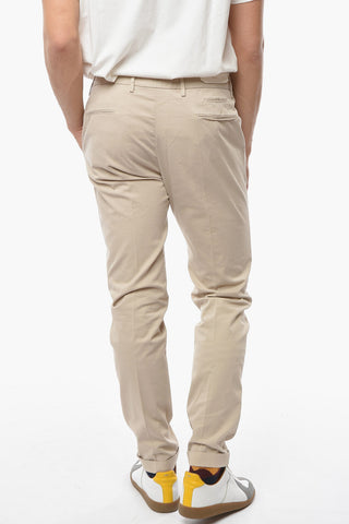 Slim Fit Double Pleat Pants