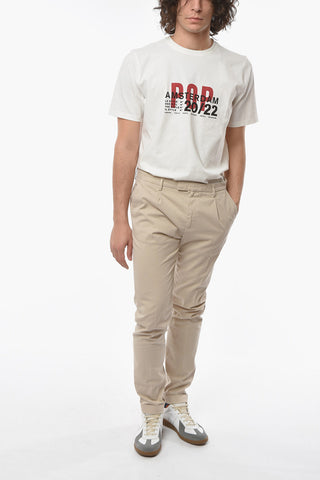 Slim Fit Double Pleat Pants