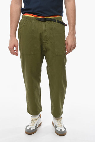 Cotton Baggy Pants with Industrial Belt