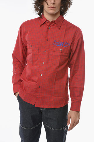 Camicia Casual a Quadri Grid