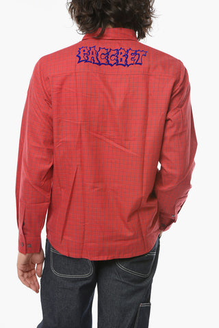 Camicia Casual a Quadri Grid