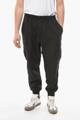 Y3 YOHJI YAMAMOTO Drawstring Waist Cargo Pants