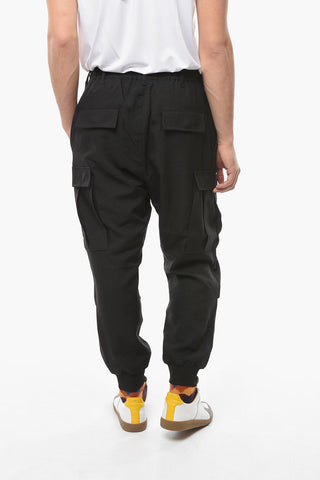 Y3 YOHJI YAMAMOTO Drawstring Waist Cargo Pants