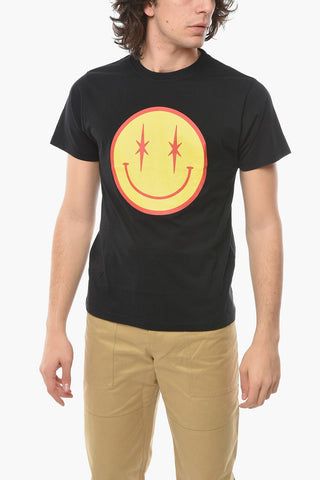 Cotton SMILEY Crew-Neck T-shirt