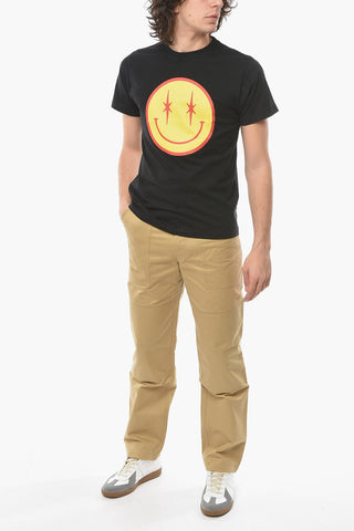 Cotton SMILEY Crew-Neck T-shirt